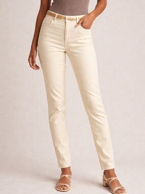 Seven7 Straight Leg Jeans in yellow